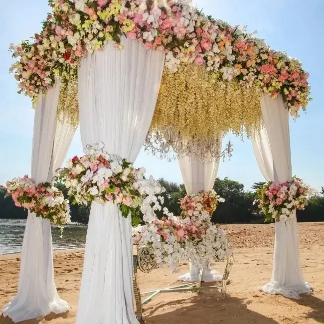 Allestimento di un matrimonio a tema a Roma